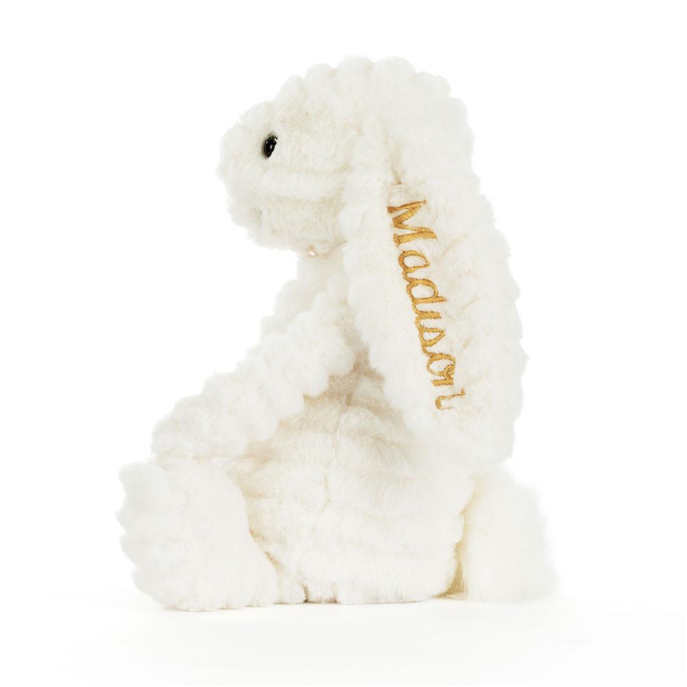 Lapin Jellycat Peluche Bashful Luxe Bunny Nimbus,31cm x 12cm x 9cm Blanche | 23186-ODKN