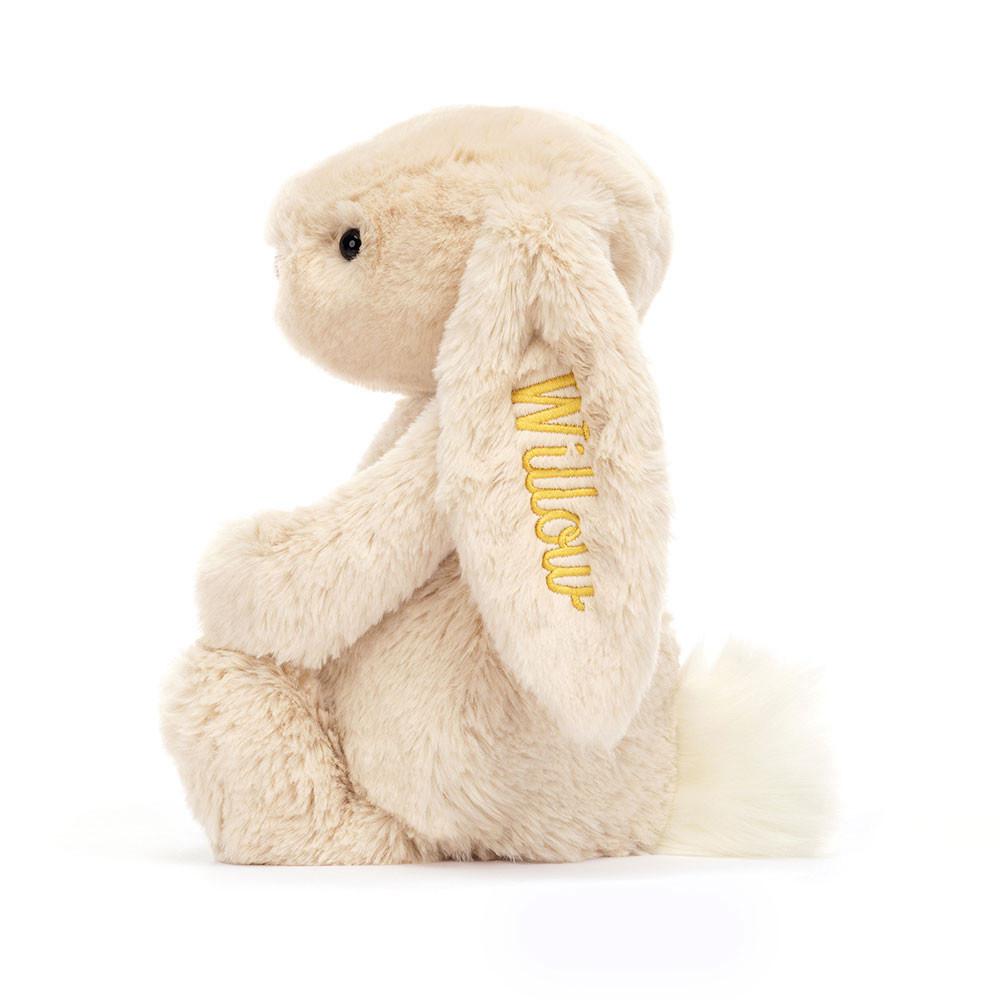 Lapin Jellycat Peluche Bashful Luxe Bunny Willow Medium31cm x 12cm x 9cm Beige | 48256-DGNS