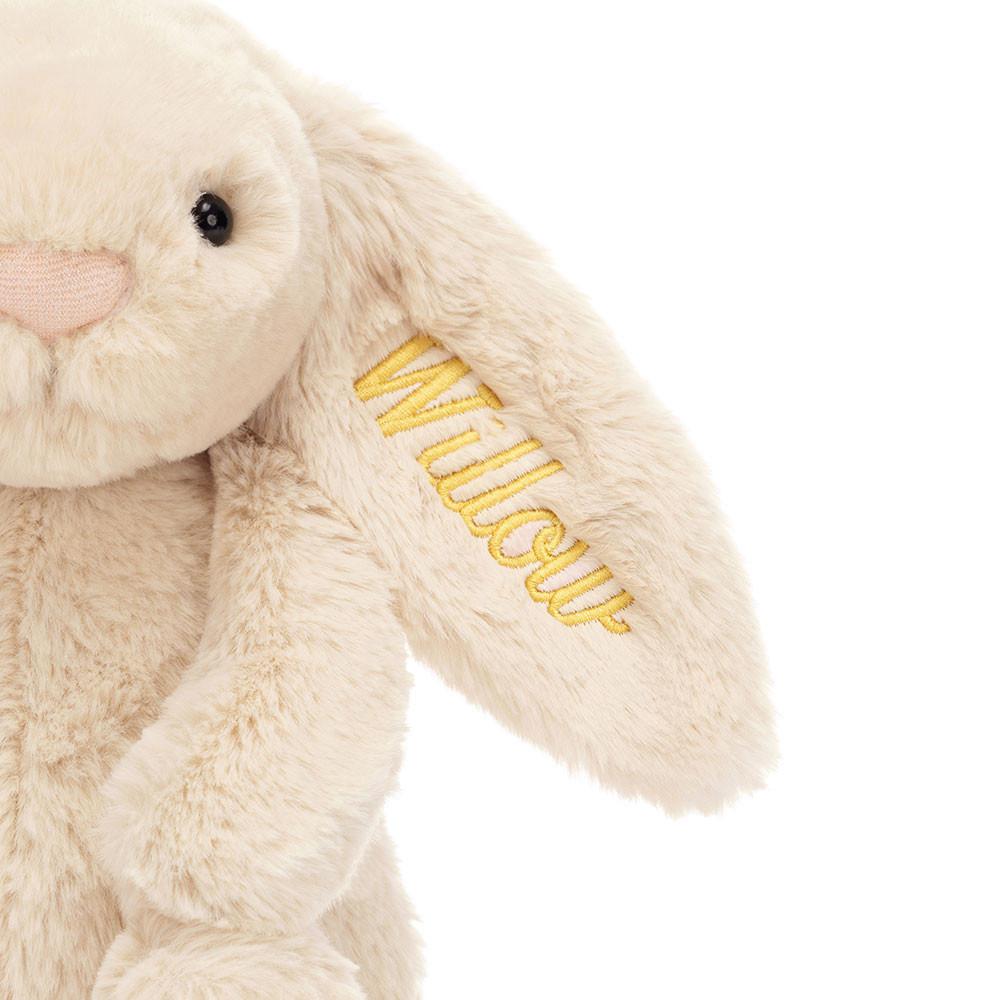 Lapin Jellycat Peluche Bashful Luxe Bunny Willow Medium31cm x 12cm x 9cm Beige | 48256-DGNS