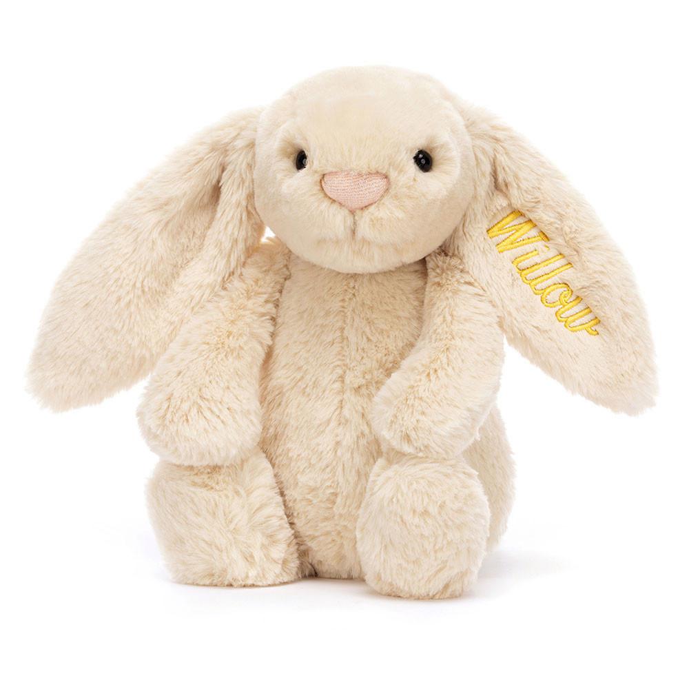 Lapin Jellycat Peluche Bashful Luxe Bunny Willow Medium31cm x 12cm x 9cm Beige | 48256-DGNS