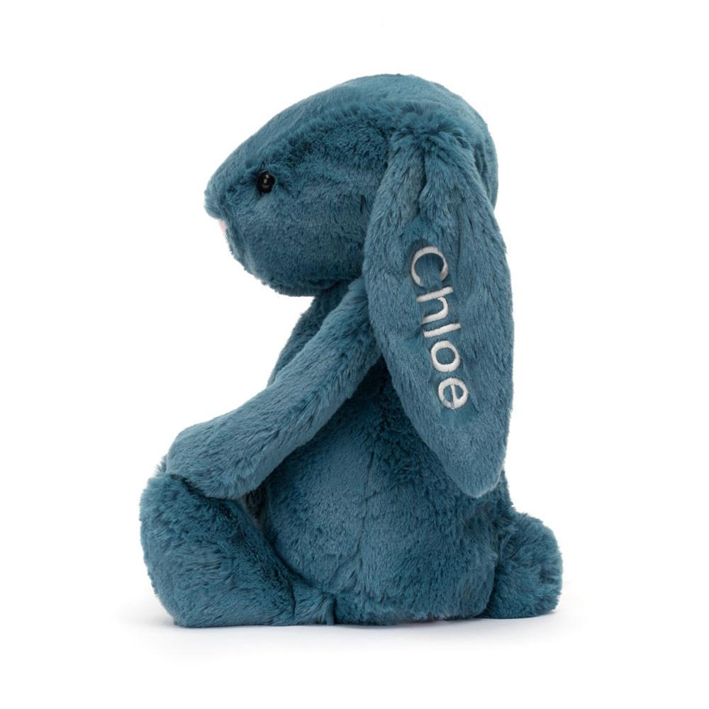 Lapin Jellycat Peluche Bashful Mineral Bunny Medium31cm x 12cm x 9cm Bleu | 64037-THXM