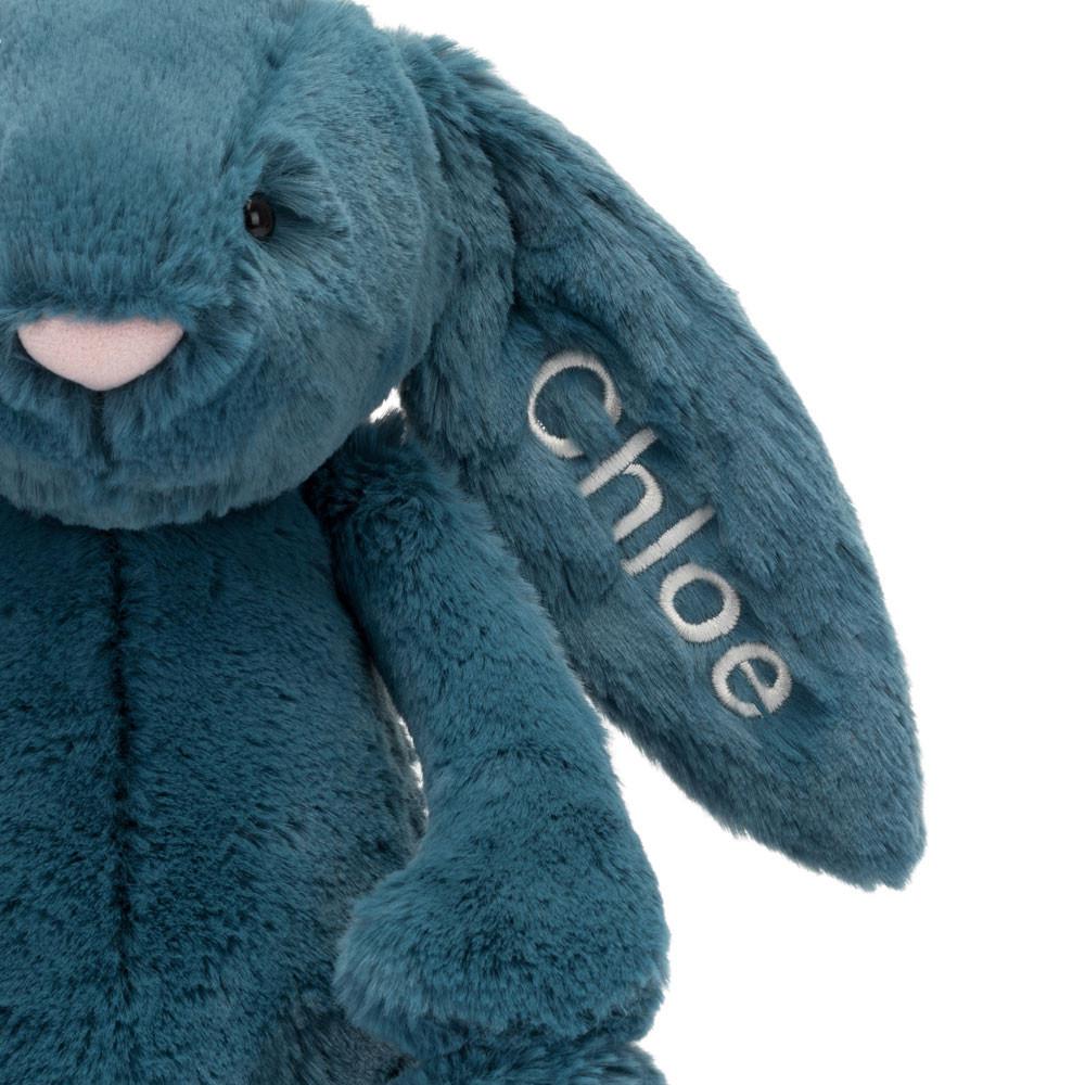 Lapin Jellycat Peluche Bashful Mineral Bunny Medium31cm x 12cm x 9cm Bleu | 64037-THXM