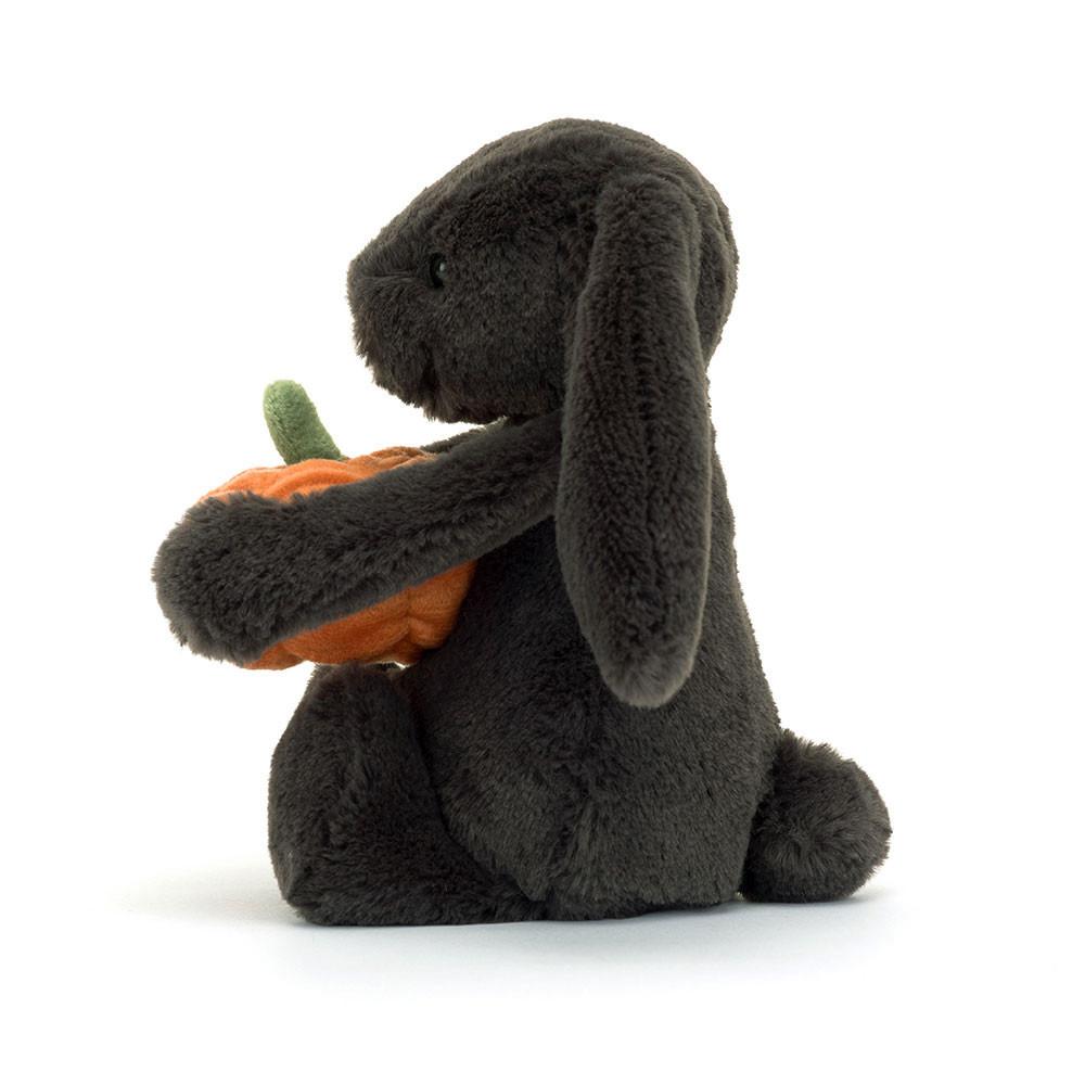 Lapin Jellycat Peluche Bashful Pumpkin Bunny,31cm x 12cm x 9cm Noir | 91765-KPZL