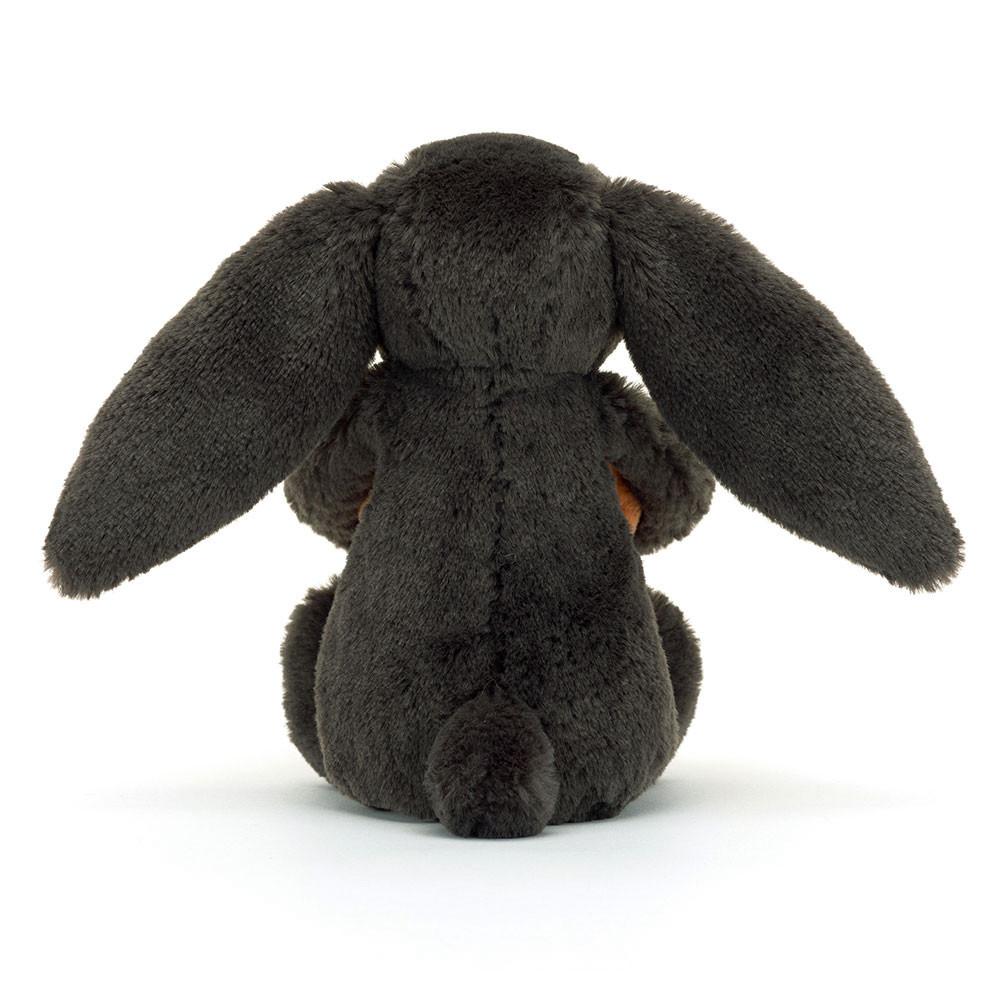 Lapin Jellycat Peluche Bashful Pumpkin Bunny,31cm x 12cm x 9cm Noir | 91765-KPZL