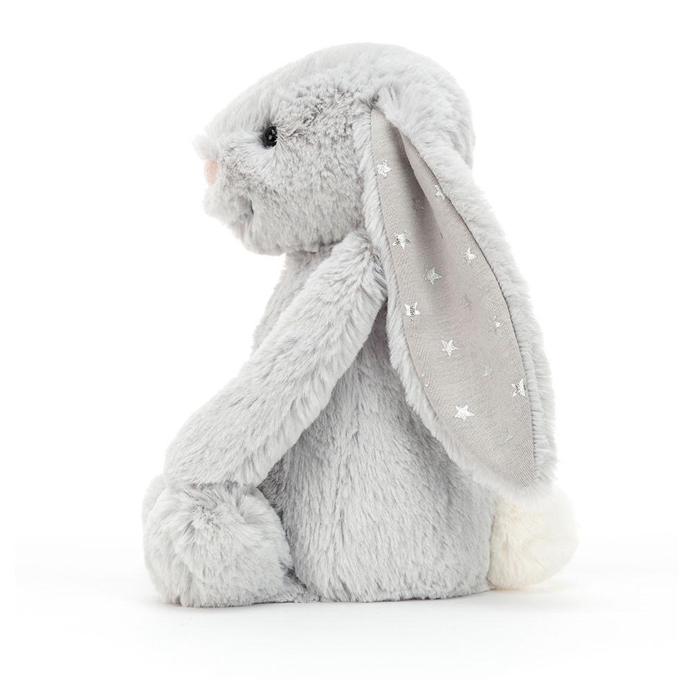 Lapin Jellycat Peluche Bashful Shimmer Bunny,31cm x 12cm x 9cm Grise | 34257-LTSY