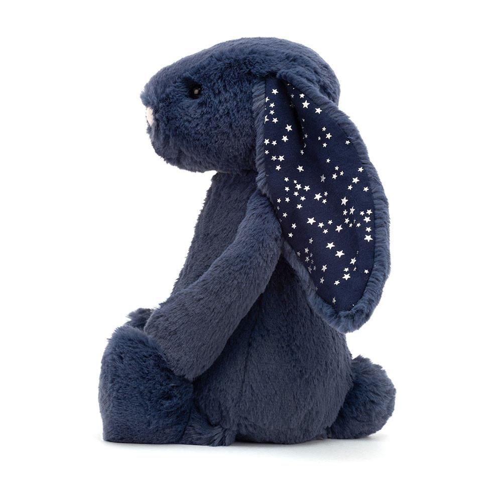 Lapin Jellycat Peluche Bashful Stardust Bunny,31cm x 12cm x 9cm Bleu | 29378-STQB