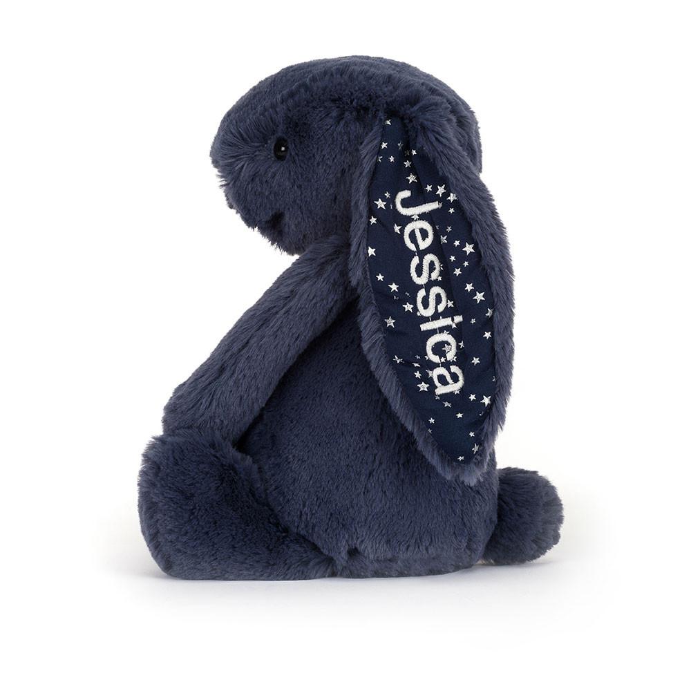 Lapin Jellycat Peluche Bashful Stardust Bunny Medium31cm x 12cm x 9cm Bleu | 76528-SKWB