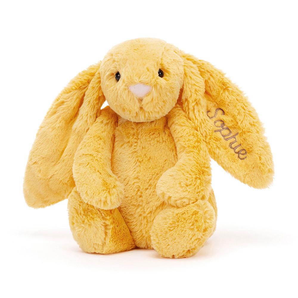 Lapin Jellycat Peluche Bashful Sunshine Bunny Medium31cm x 12cm x 9cm Jaune | 67983-YNDP