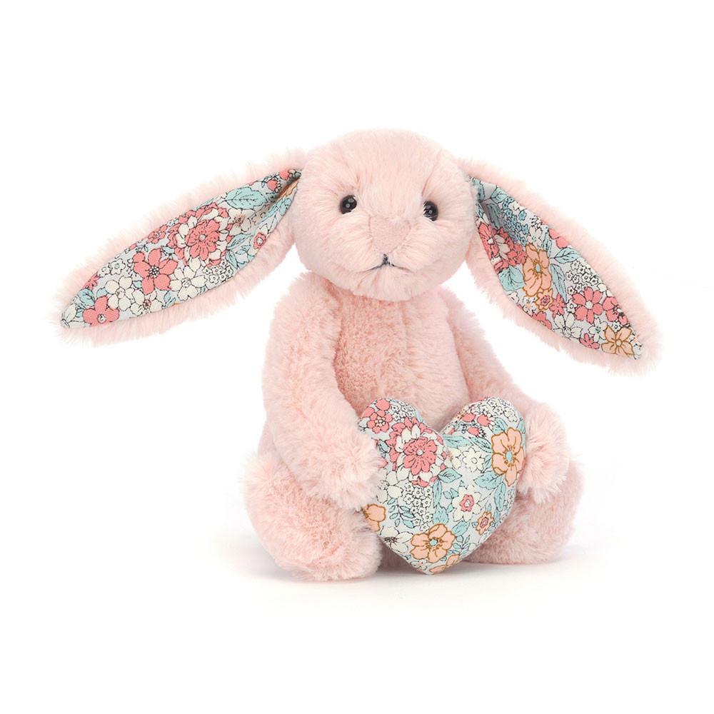 Lapin Jellycat Peluche Blossom Heart Bunny,31cm x 12cm x 9cm Rose | 47530-JGHX
