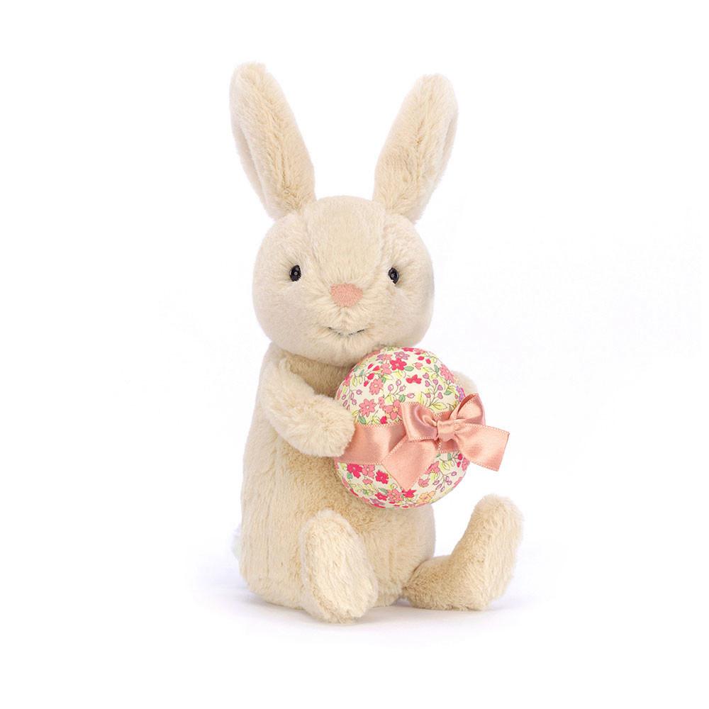Lapin Jellycat Peluche Bonnie Bunny with Egg,18cm x 8cm x 6cm Beige | 57638-ZQOE