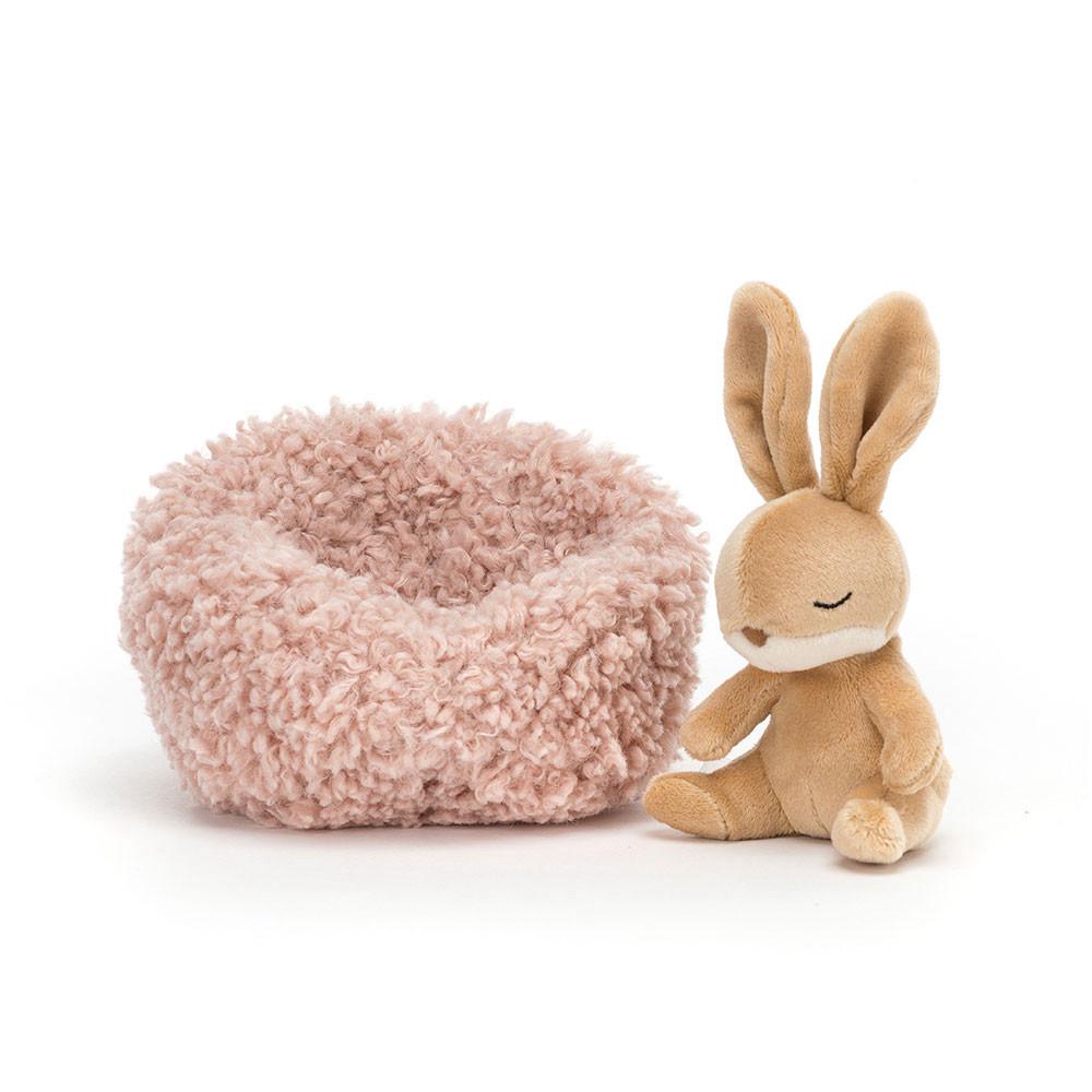 Lapin Jellycat Peluche Hibernating Bunny,9cm x 13cm x 13cm Beige | 01739-YVAW