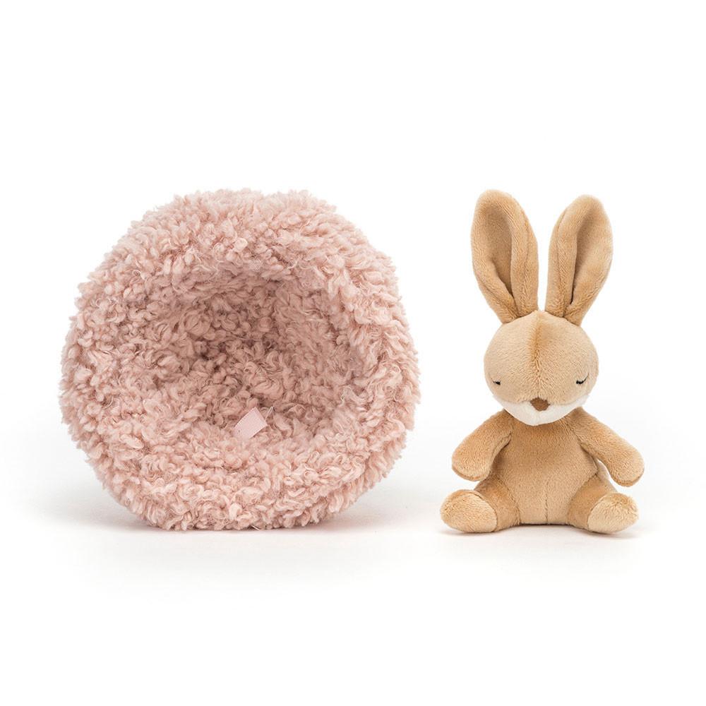 Lapin Jellycat Peluche Hibernating Bunny,9cm x 13cm x 13cm Beige | 01739-YVAW
