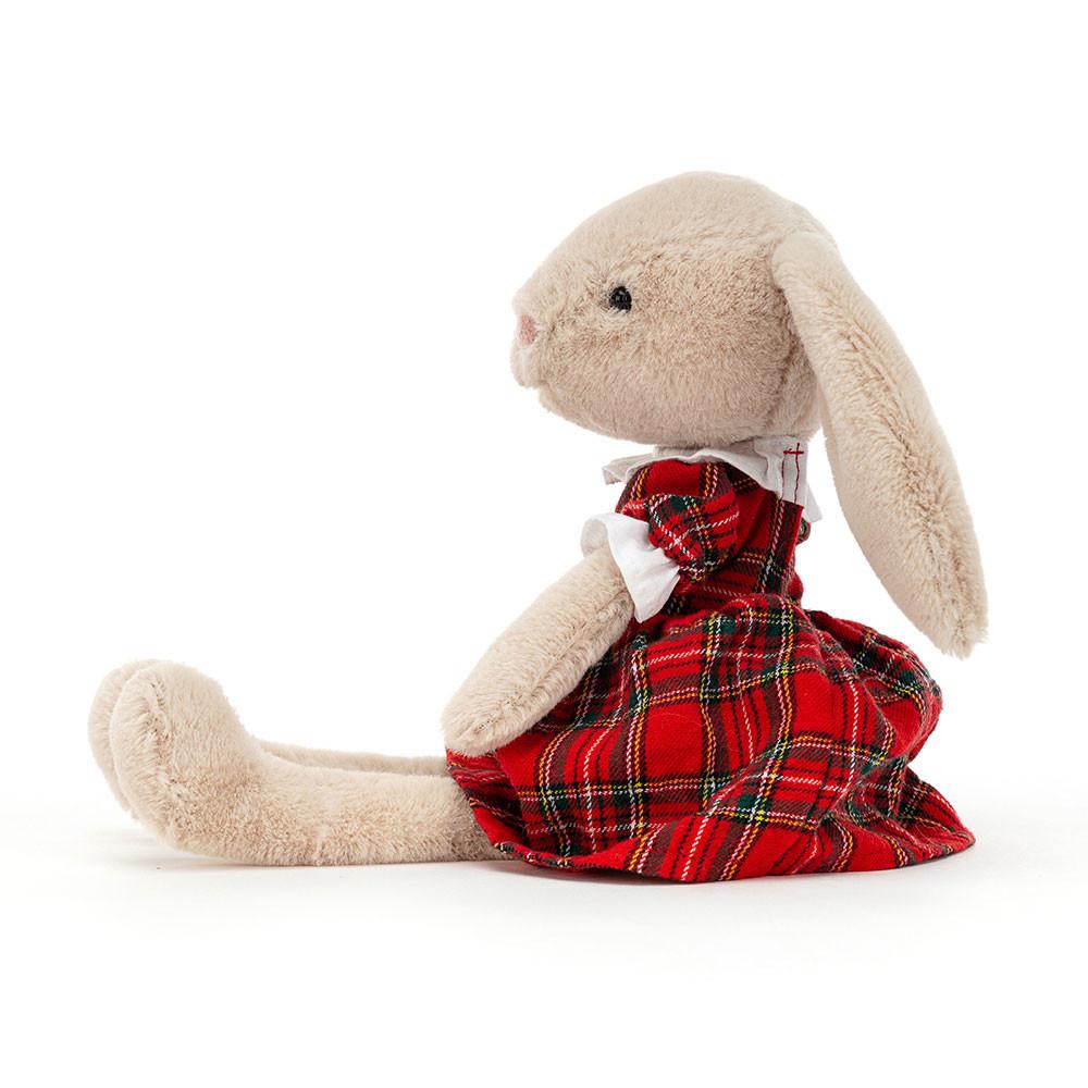 Lapin Jellycat Peluche Lottie Bunny Tartan,27cm x 7cm x 5cm Beige | 32078-UYPH