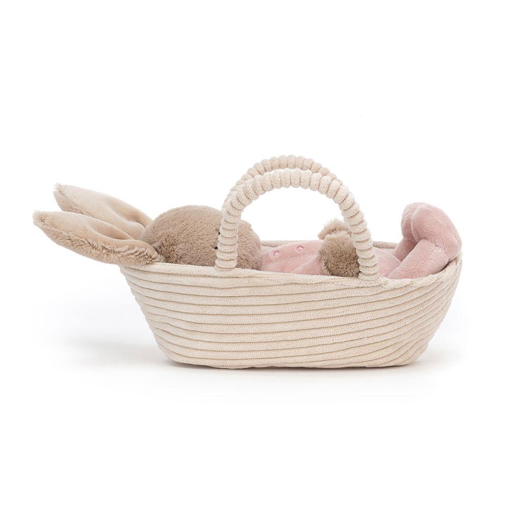 Lapin Jellycat Peluche Rock-a-Bye Bunny,12cm x 9cm x 20cm Beige | 24059-UREQ