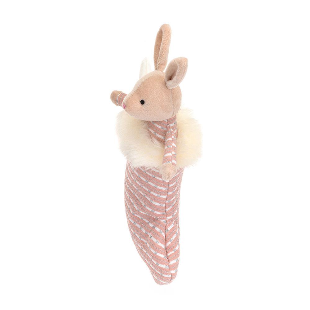 Lapin Jellycat Peluche Shimmer Stocking Bunny,20cm x 9cm x 2cm Beige | 24951-JUAR