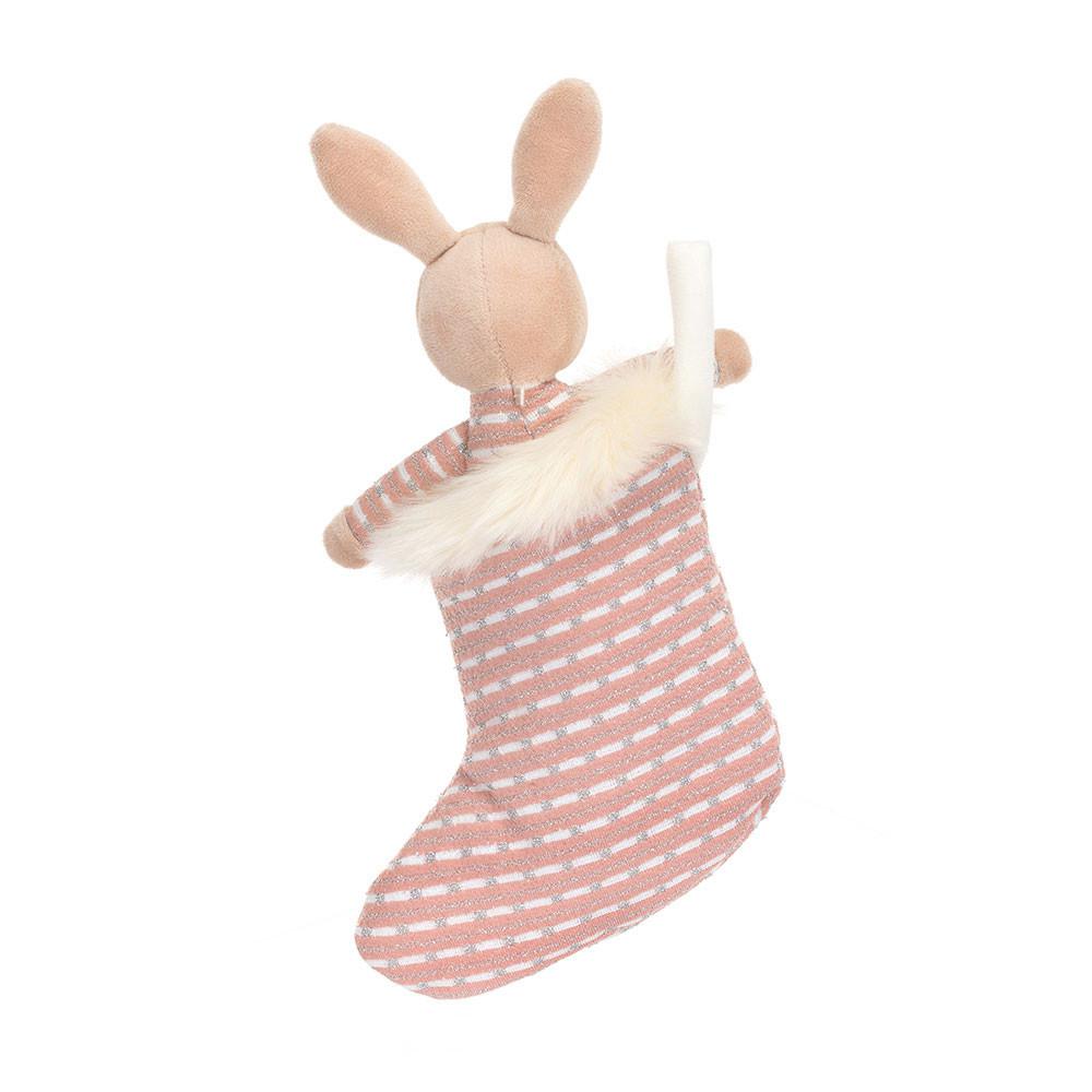 Lapin Jellycat Peluche Shimmer Stocking Bunny,20cm x 9cm x 2cm Beige | 24951-JUAR