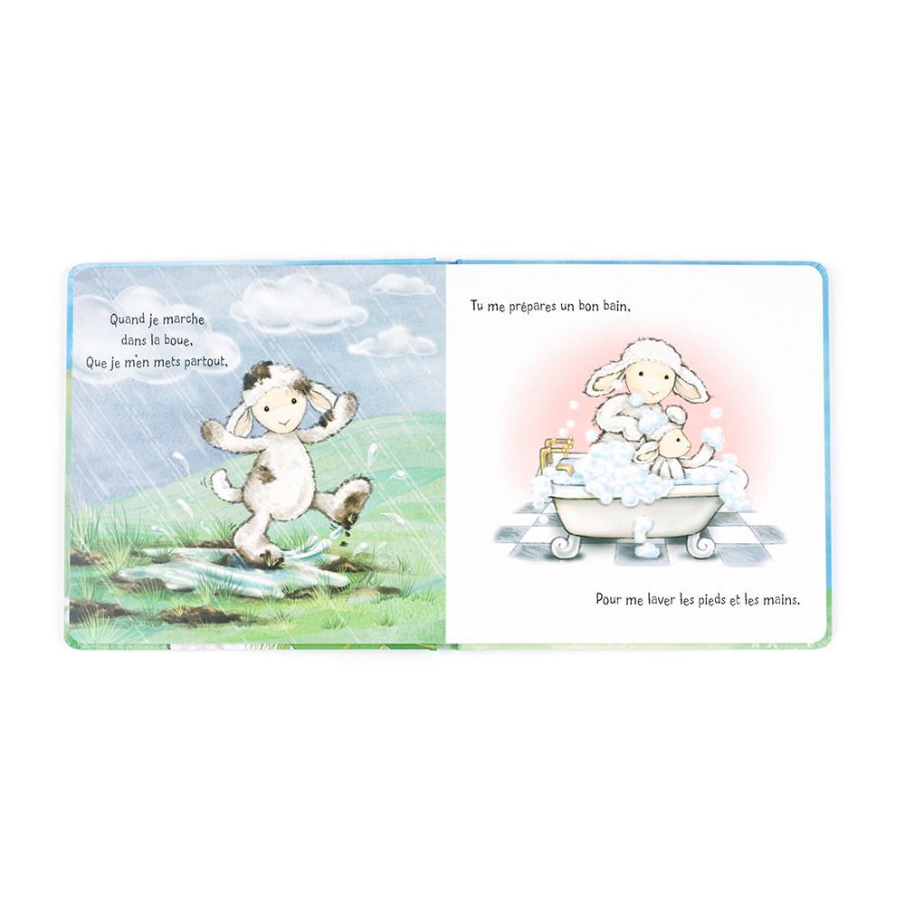 Livres Jellycat Agneau Timide Et Sa Maman Livre,21cm x 21cm x 2cm Blanche | 18042-SFCV