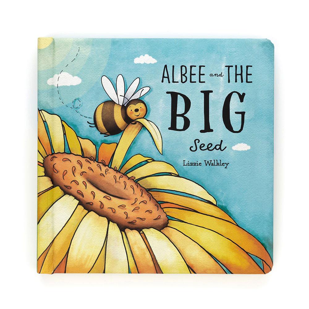 Livres Jellycat Albee And The Big Seed,21cm x 21cm x 2cm Jaune | 93876-ZNMR