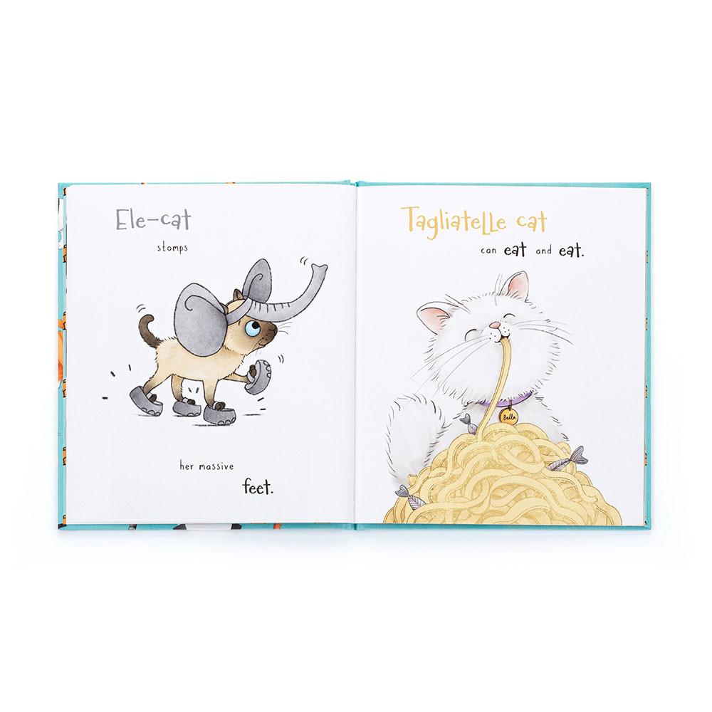 Livres Jellycat All Kinds of Cats and Jack Medium Noir | 71032-ISFA
