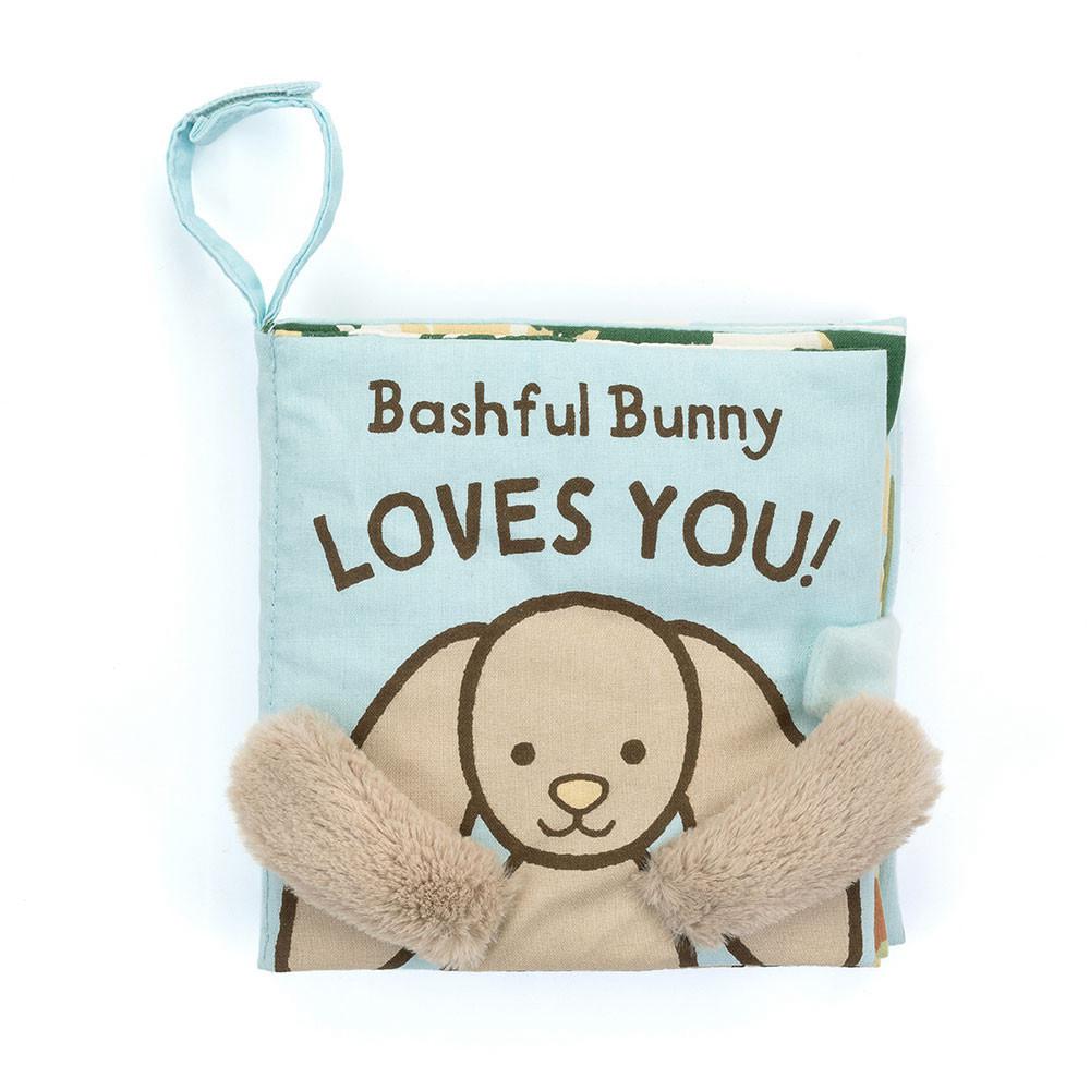 Livres Jellycat Bashful Bunny Loves You,15cm x 15cm x 5cm Beige | 90641-ZLWF