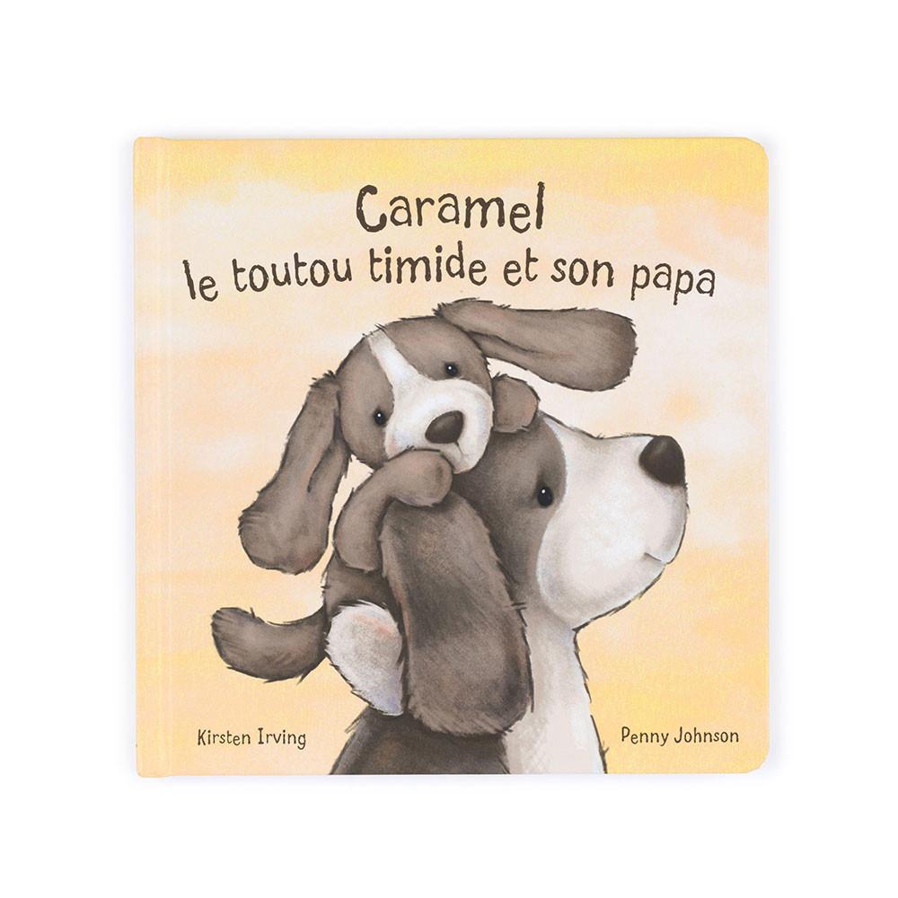 Livres Jellycat Caramel Le Toutou Timide Et Son Papa & Bashful Fudge Puppy Medium Marron | 23841-ONHP