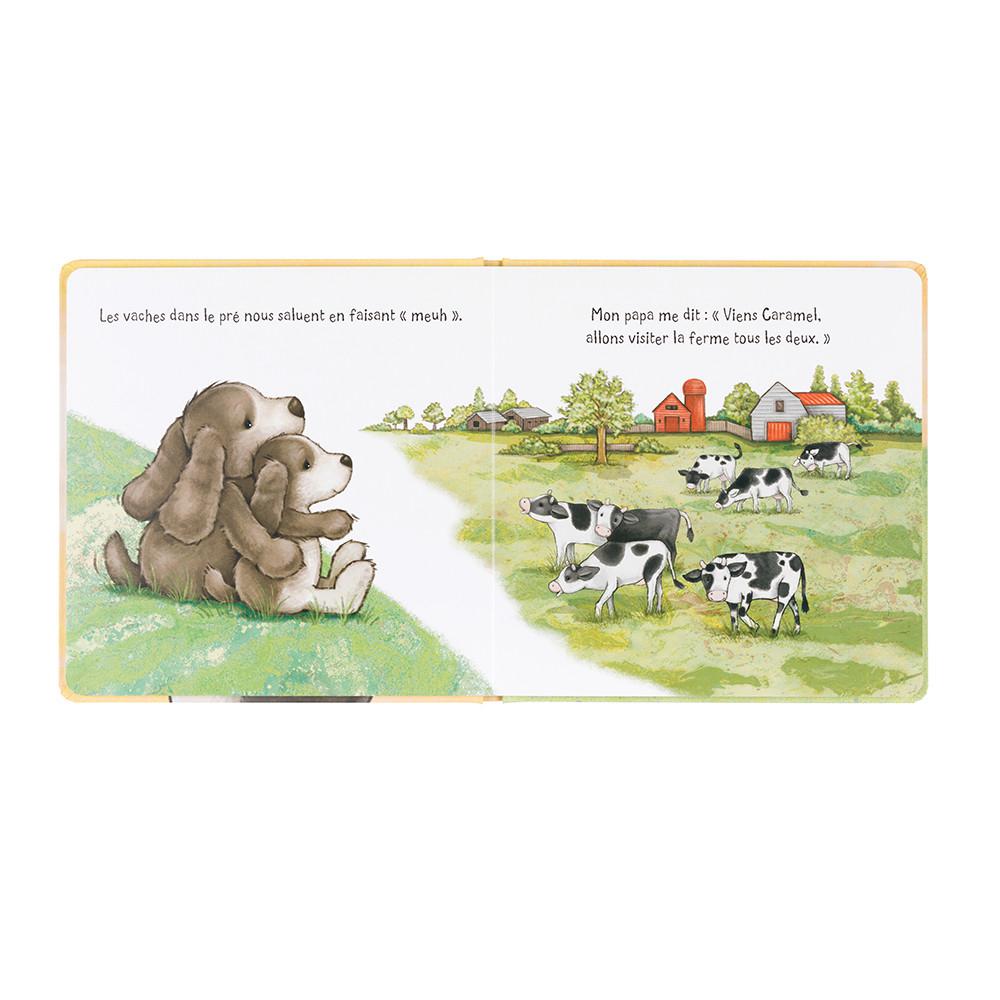 Livres Jellycat Caramel Le Toutou Timide Et Son Papa Livre,21cm x 21cm x 2cm Marron | 24638-ELPW