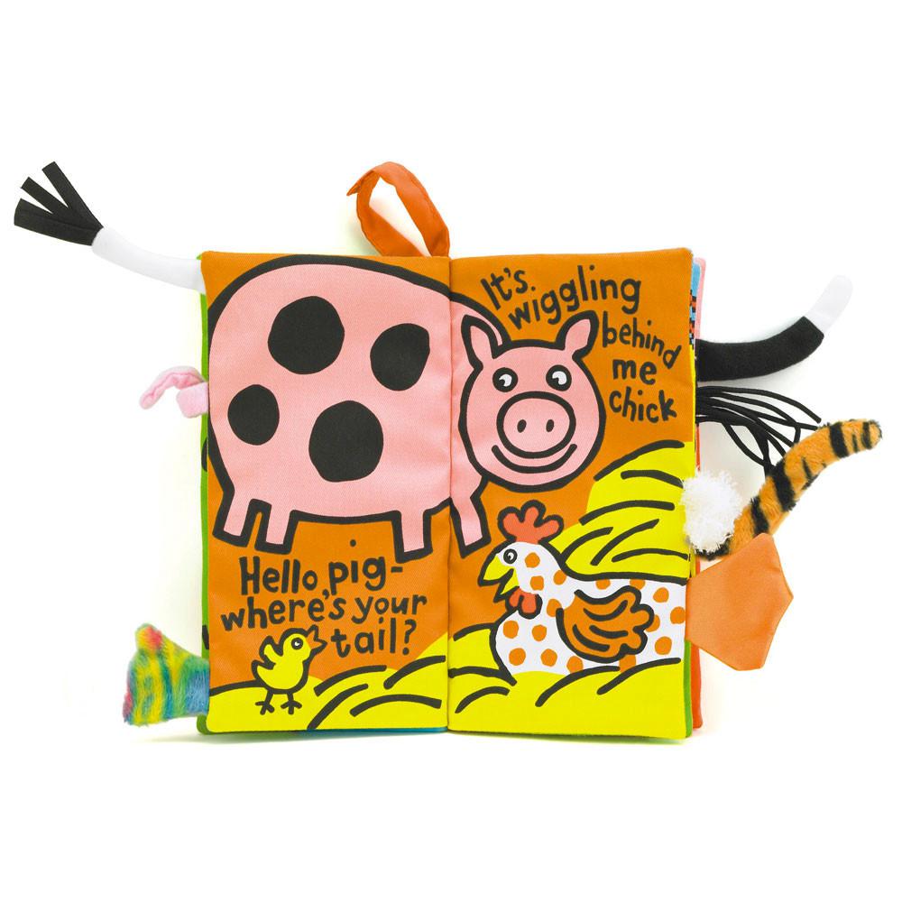 Livres Jellycat Farm Tails Activity,22cm x 13cm x 5cm Vert | 38102-WMQJ