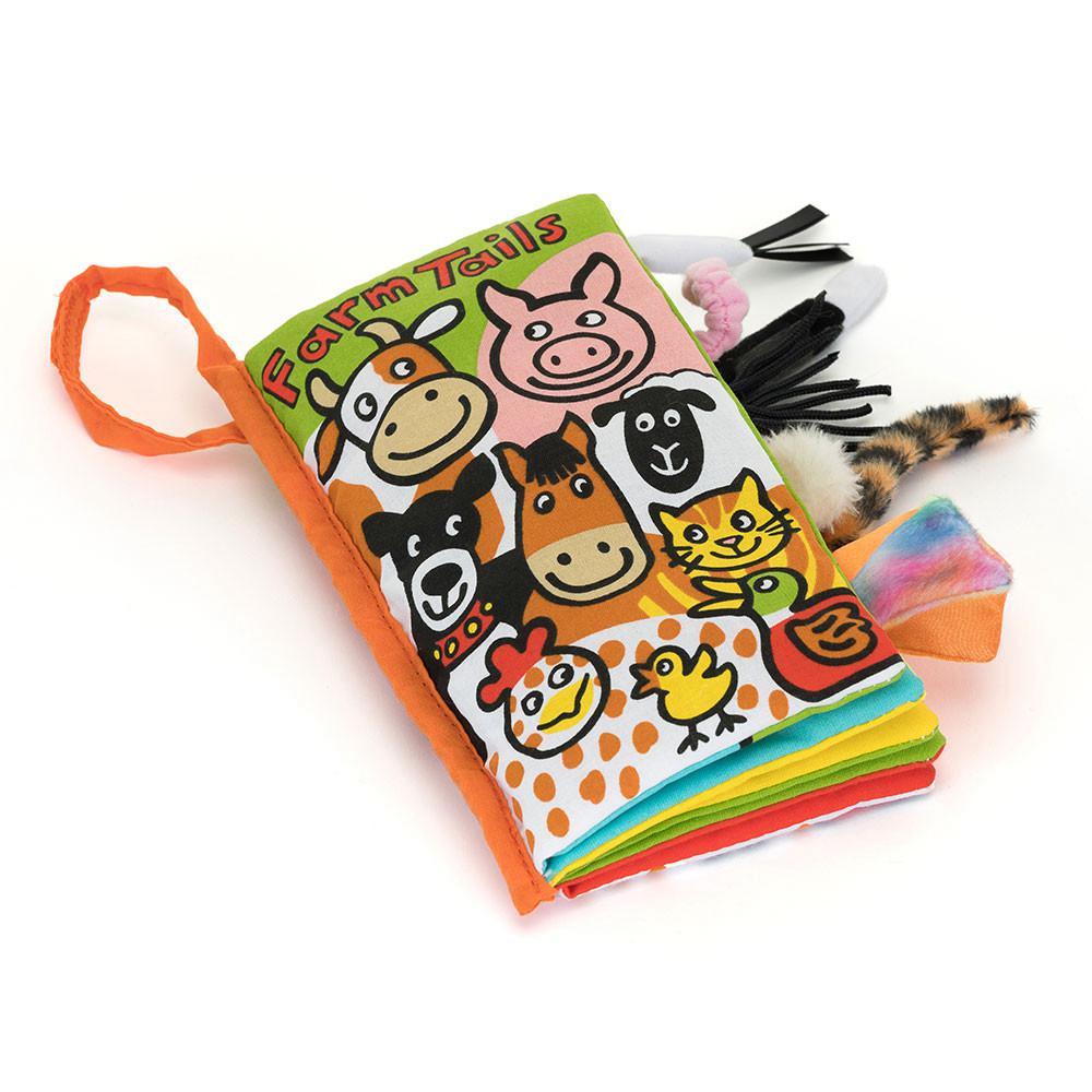 Livres Jellycat Farm Tails Activity,22cm x 13cm x 5cm Vert | 38102-WMQJ