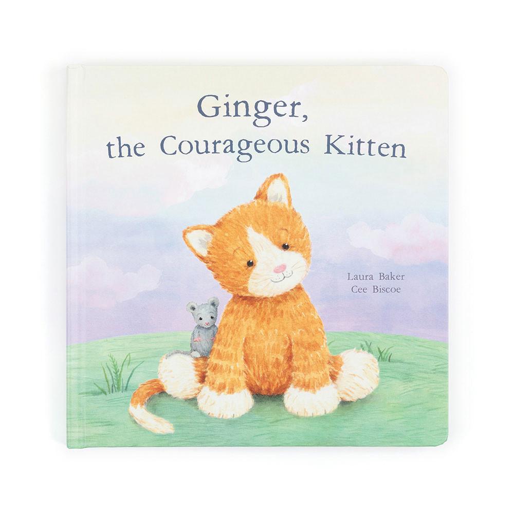 Livres Jellycat Ginger, the Courageous Kitten and Fuddlewuddle Ginger, Orange | 62418-PWJT