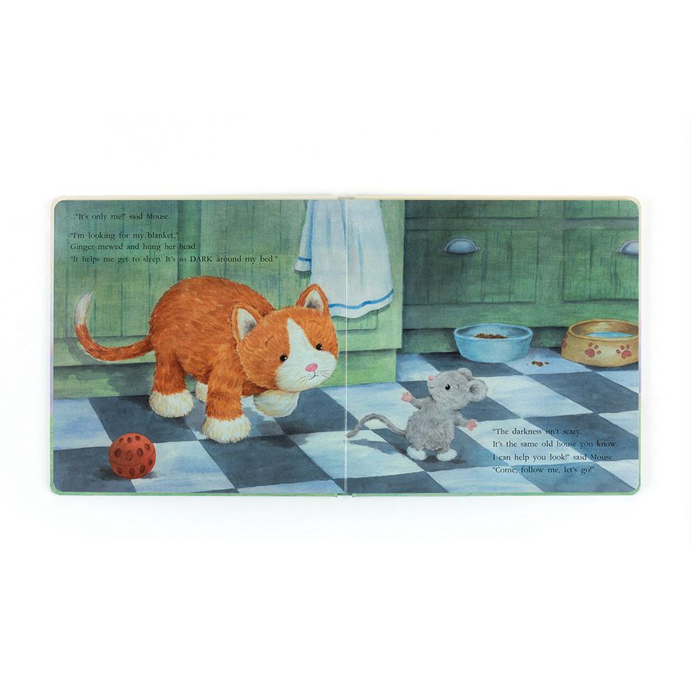 Livres Jellycat Ginger, the Courageous Kitten,23cm x 23cm x 2cm Orange | 05234-UYDG