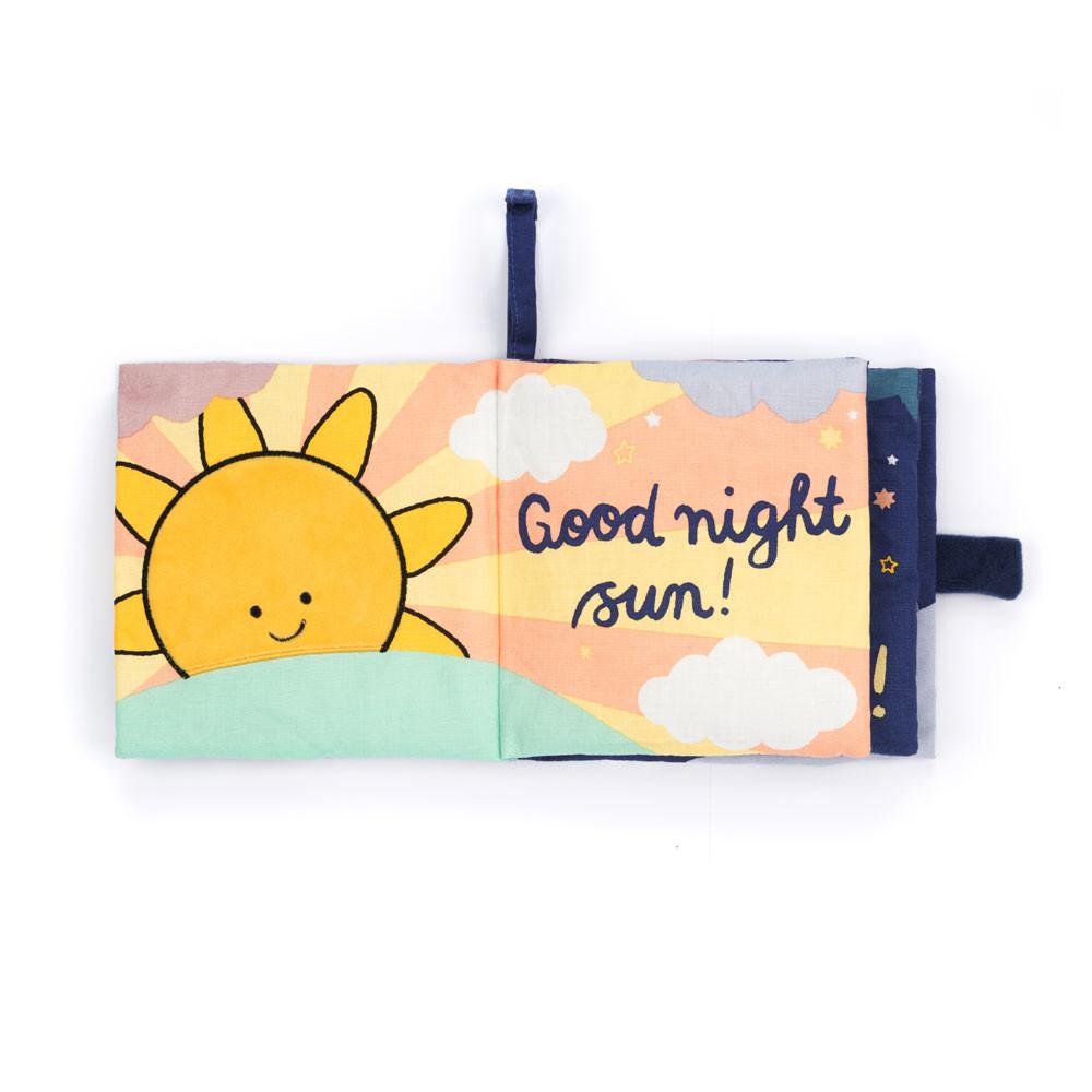 Livres Jellycat Hello Moon Fabric,18cm x 18cm x 5cm Blanche | 20679-FMUQ