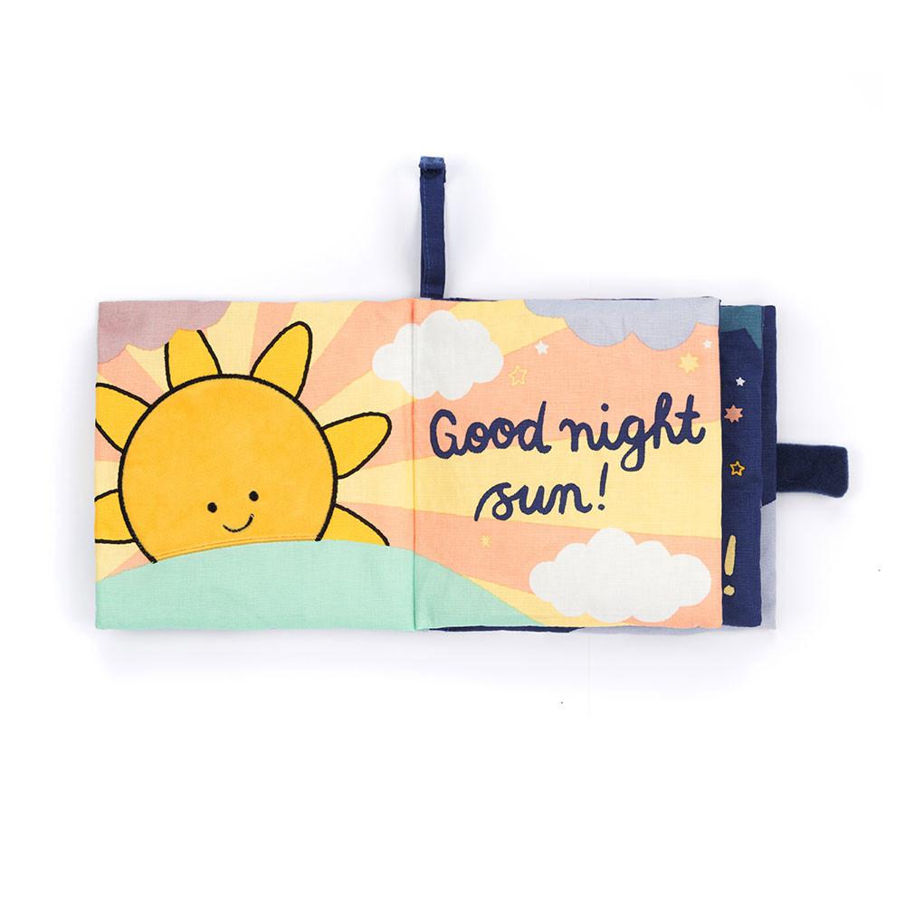Livres Jellycat Hello Moon Fabric and Amuseables Moon Medium Blanche | 50431-IKJA