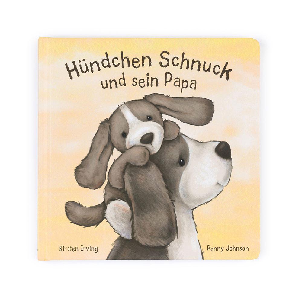 Livres Jellycat Hündchen Schnuck und sein Papa Buch,21cm x 21cm x 2cm Marron | 81095-BRUK