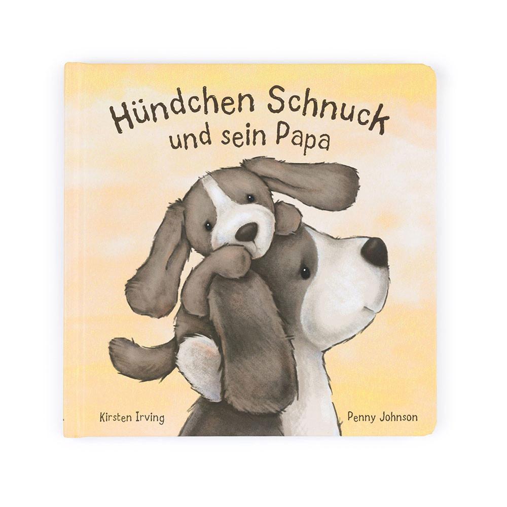 Livres Jellycat Hundchen Schnuck Und Sein Papa Buch and Bashful Fudge Puppy Medium Marron | 57809-ICTA