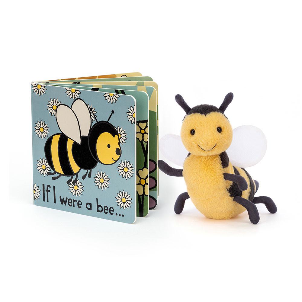 Livres Jellycat If I Were A Bee and Brynlee Bee, Jaune | 03792-LVFT