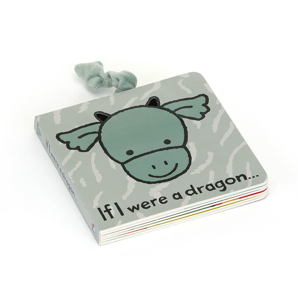 Livres Jellycat If I Were A Dragon Board,15cm x 15cm x 2cm Vert | 39721-ICQU