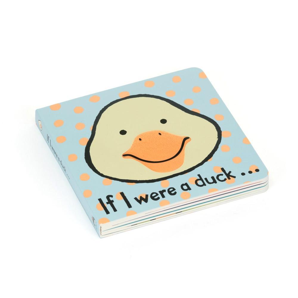 Livres Jellycat If I Were A Duck Board,15cm x 15cm x 2cm Jaune | 23874-KVWM