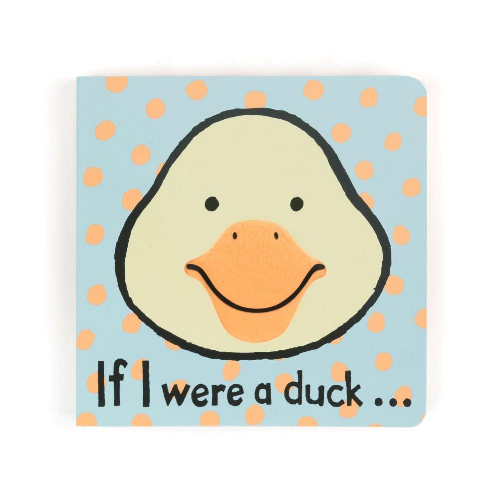 Livres Jellycat If I Were A Duck Board,15cm x 15cm x 2cm Jaune | 23874-KVWM