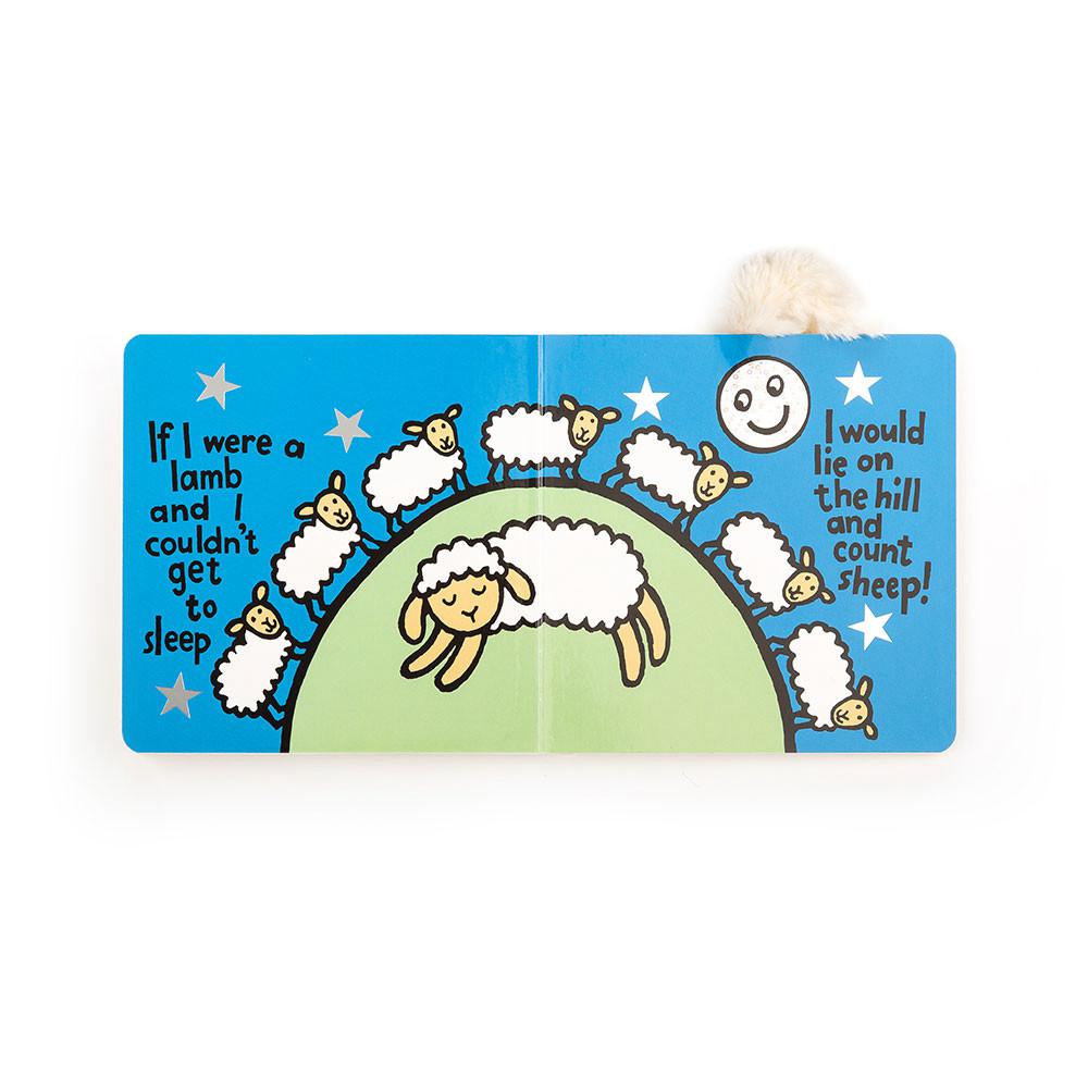 Livres Jellycat If I Were A Lamb Board,15cm x 15cm x 2cm Blanche | 58294-EKTM