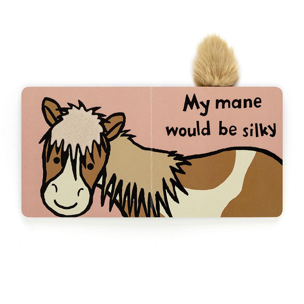 Livres Jellycat If I Were A Pony Board,15cm x 15cm x 2cm Marron | 01867-JLOW