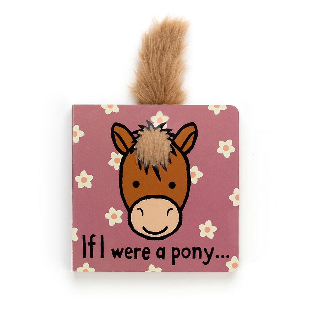 Livres Jellycat If I Were A Pony Board,15cm x 15cm x 2cm Marron | 01867-JLOW