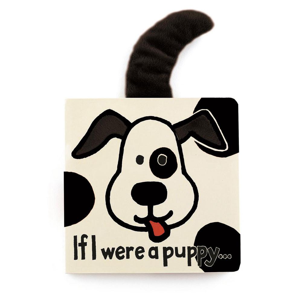 Livres Jellycat If I Were A Puppy and Bashful Puppy Small, Blanche | 29643-KWSX