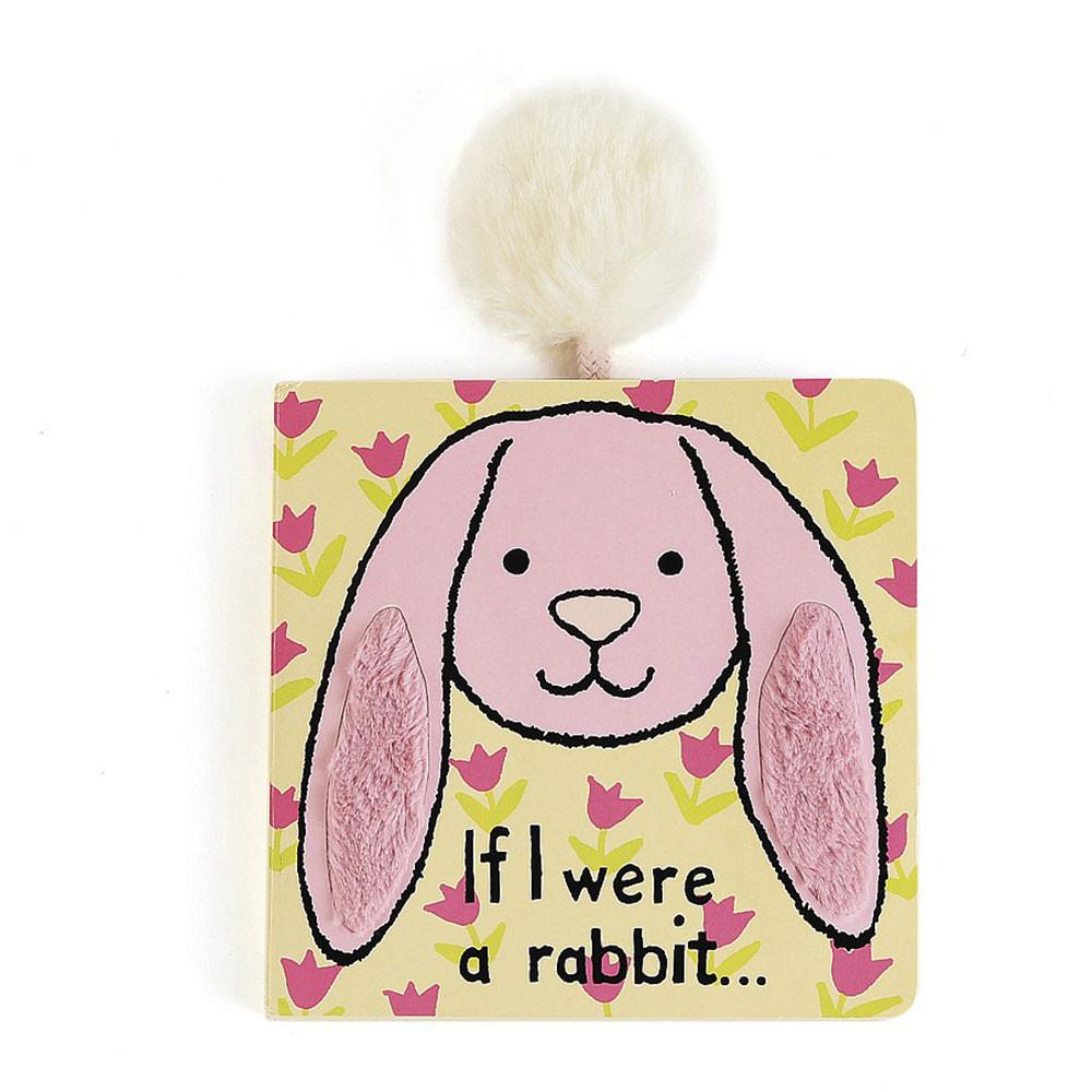 Livres Jellycat If I Were A Rabbit and Bashful Tulip Bunny Small, Rose | 24170-VAOE
