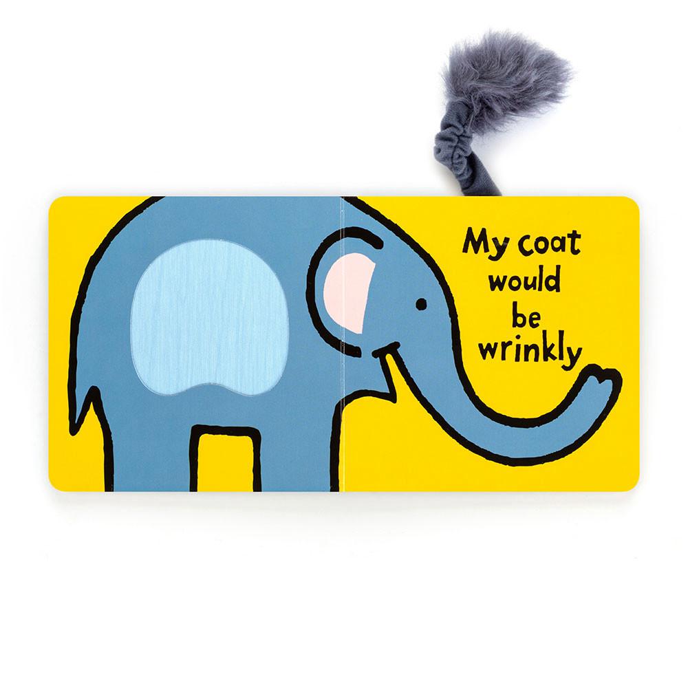 Livres Jellycat If I Were An Elephant Board,15cm x 15cm x 2cm Bleu | 60738-ZBVH
