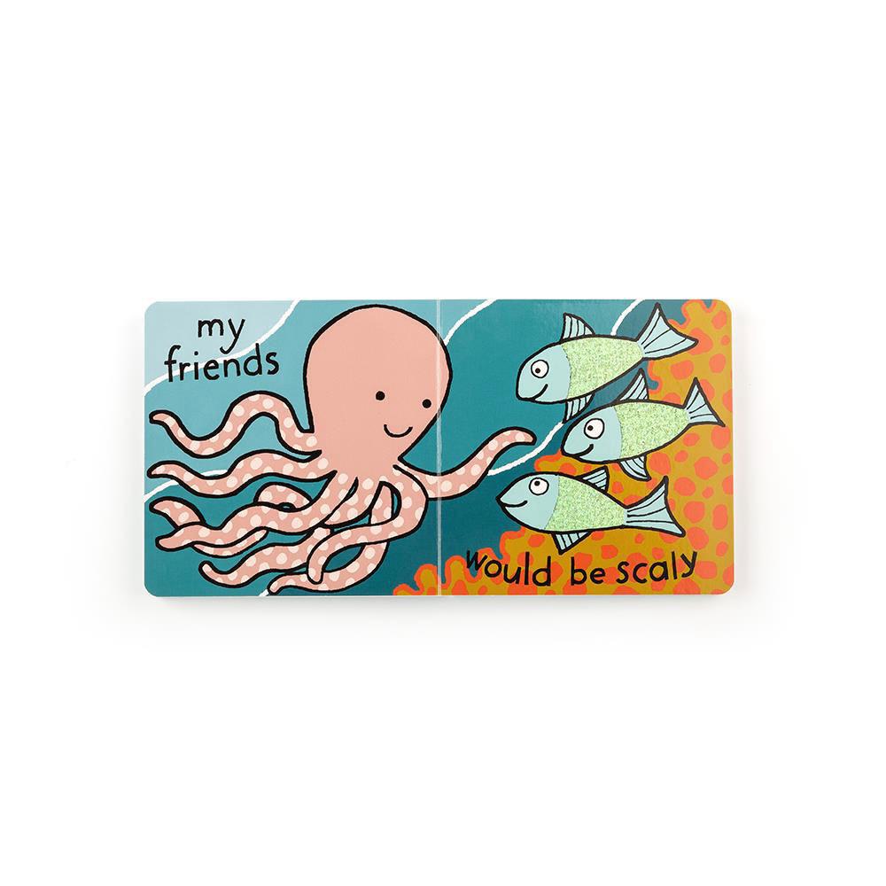 Livres Jellycat If I Were An Octopus Board,15cm x 15cm x 2cm Orange | 36425-GYEZ