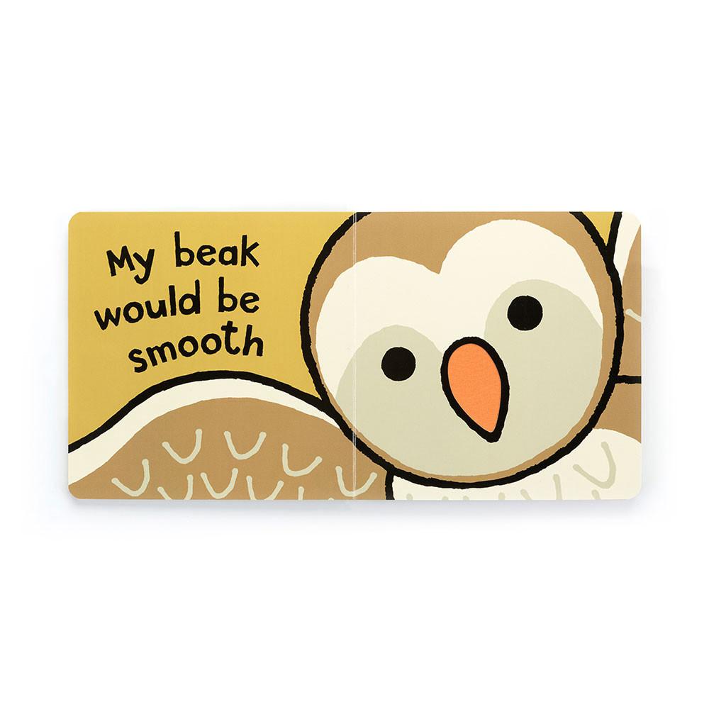 Livres Jellycat If I Were An Owl Board and Bashful Owl Medium Blanche | 87346-GYLJ
