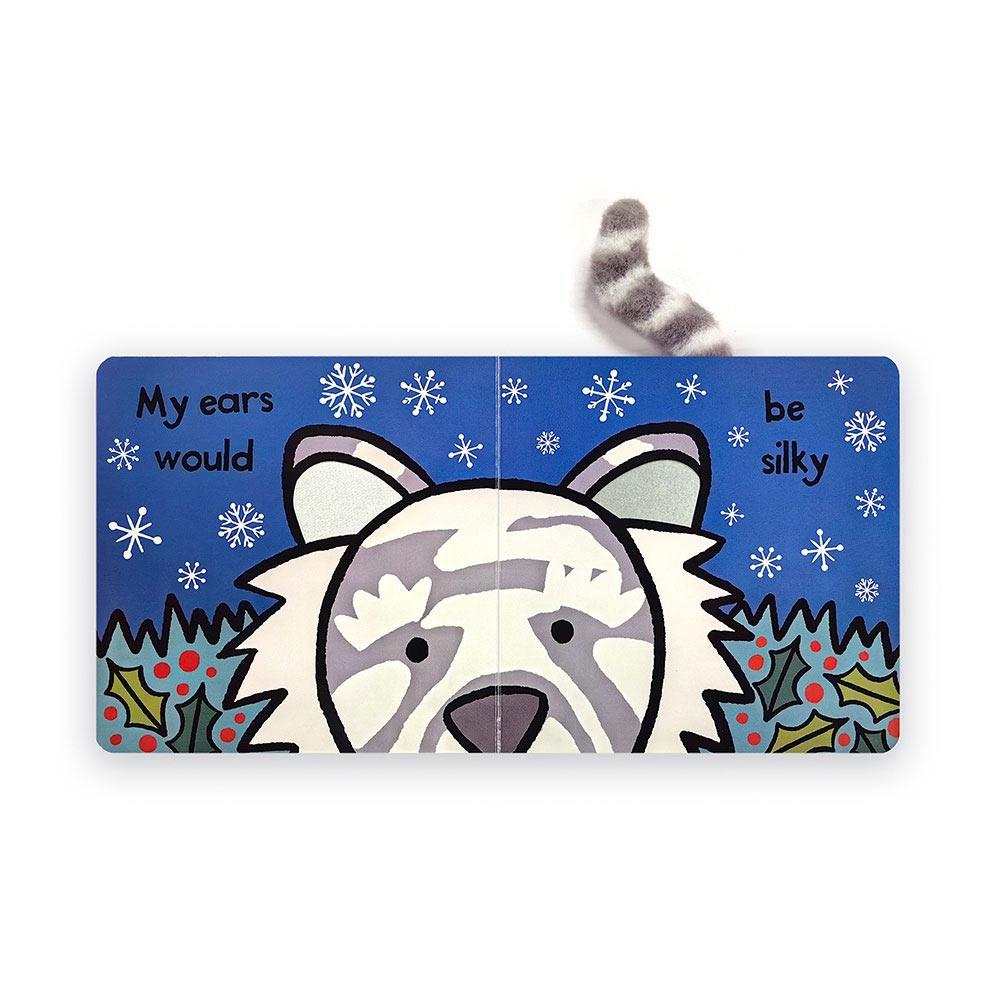 Livres Jellycat If I Were a Snow Tiger Board,15cm x 15cm x 2cm Blanche | 45623-GWYI