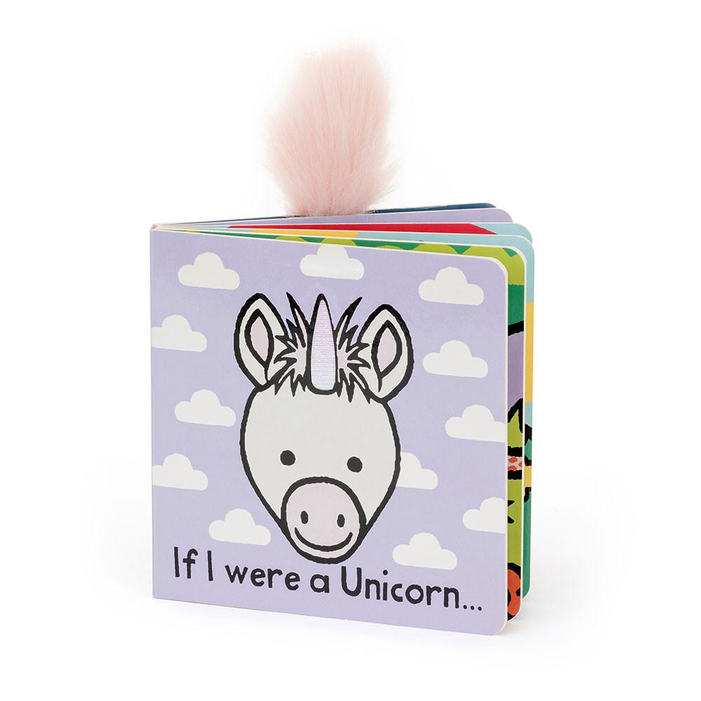 Livres Jellycat If I Were a Unicorn Board,15cm x 15cm x 2cm Violette | 28419-RHIC