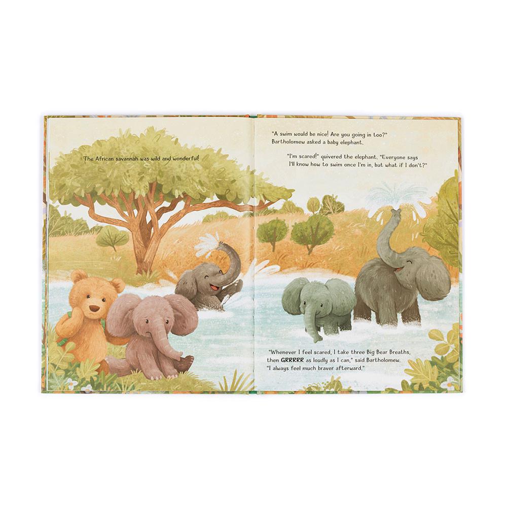 Livres Jellycat It's a Big World Bartholomew,29cm x 22cm x 1cm Marron | 27103-IQYV