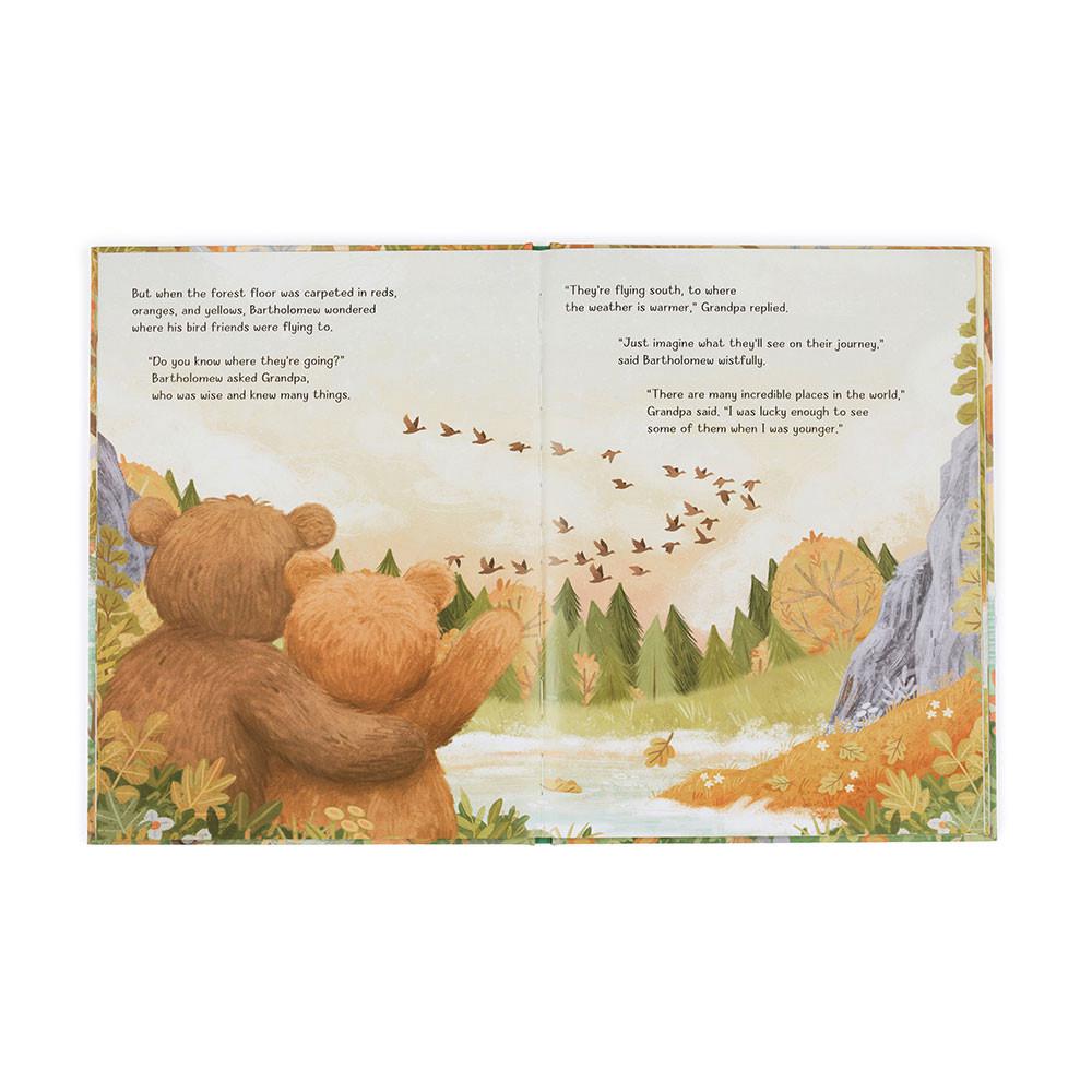 Livres Jellycat It's a Big World Bartholomew,29cm x 22cm x 1cm Marron | 27103-IQYV